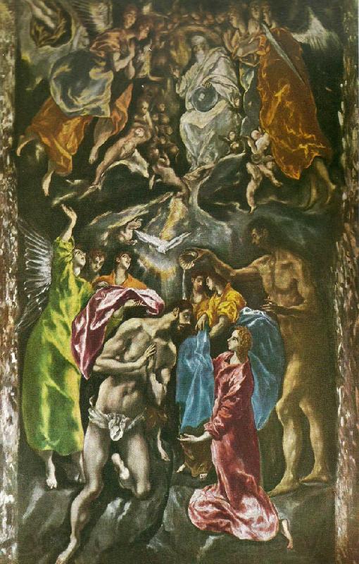 El Greco baptism of christ